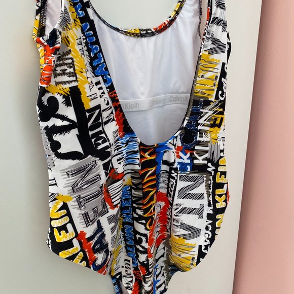 Calvin Klein One Piece Swim Suit - Picture 8 of 11